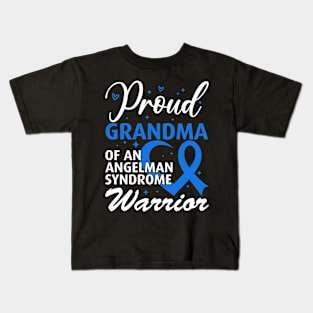 Angelman Syndrome Aware Grandma Angelman Syndrome Warrior Kids T-Shirt